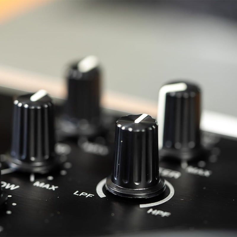 Capiant 20 PCS D Type Potentiometer Knobs, Plastic Volume Tone Knobs, for Encoder Electric Guitar Speaker Mixer Board DJ Controller Mixer Console 270 Degrees - Image 3